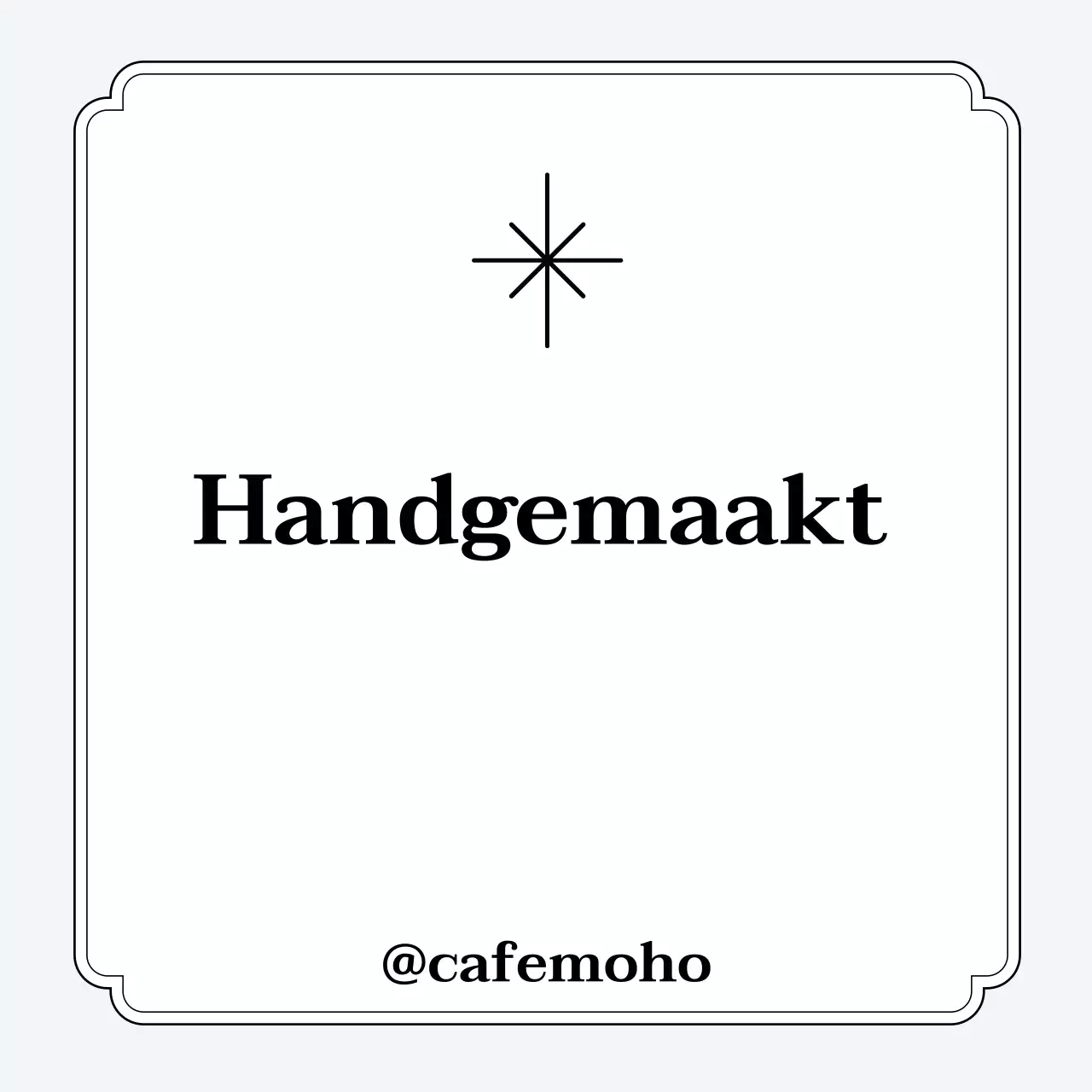 Zwarte Eenvoudige Handwerk Promotie