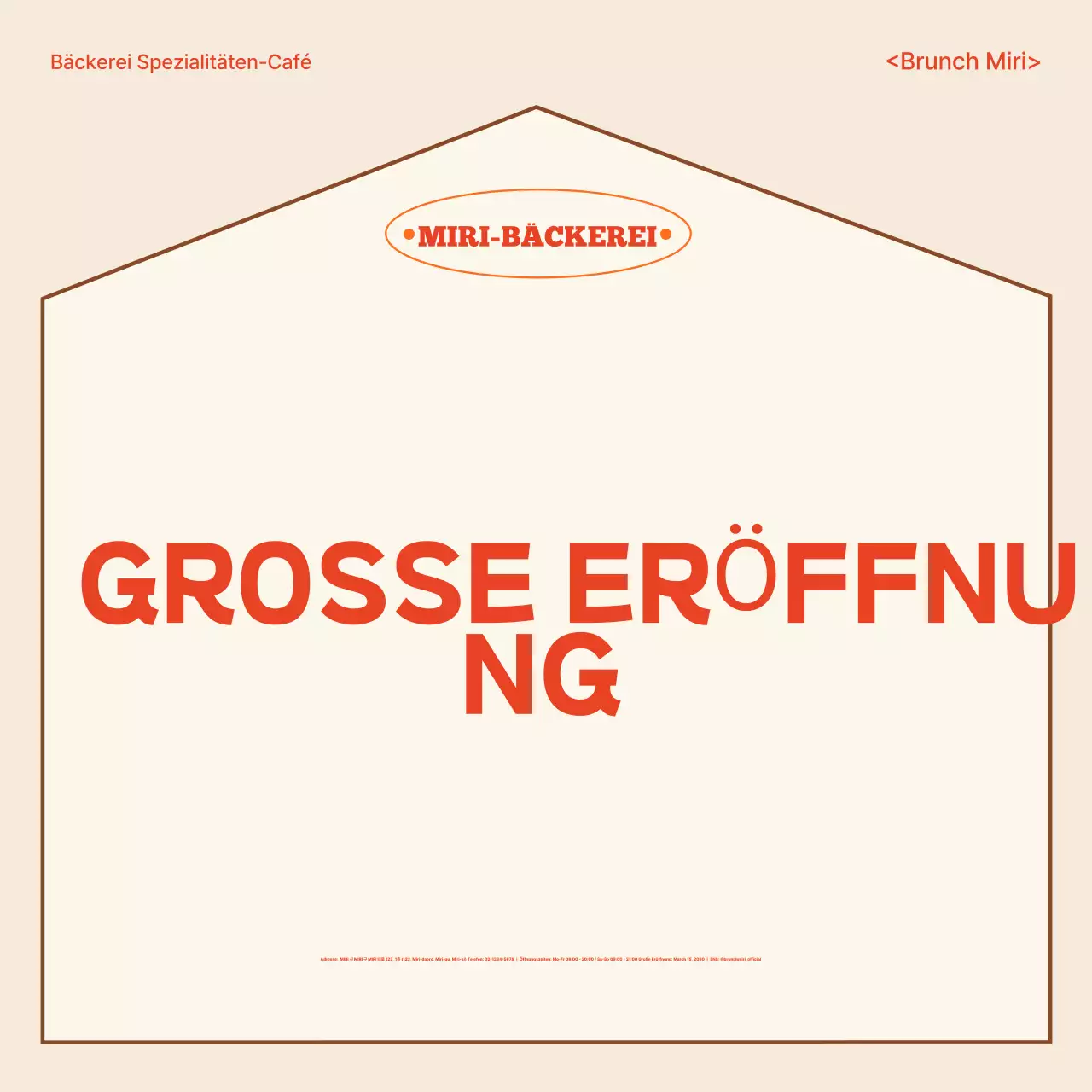 Eröffnungsveranstaltung der Beige Modern Bakery