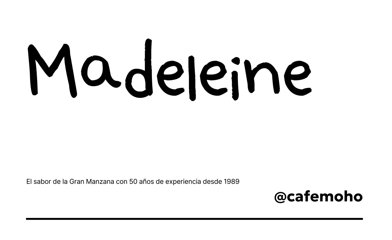 Promoción del menú de Black Simple Cafe