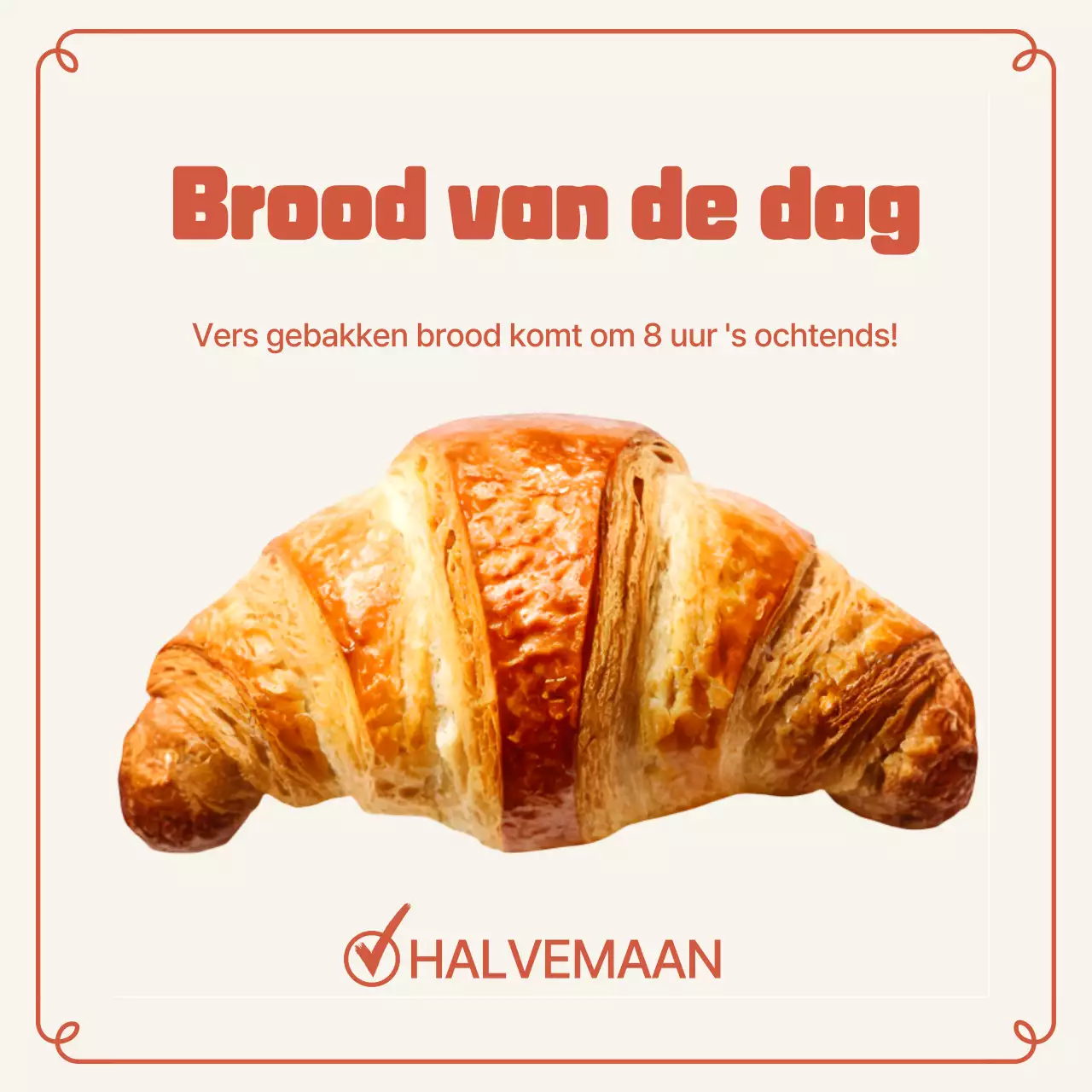 Beige Simple Bakery Advertentie