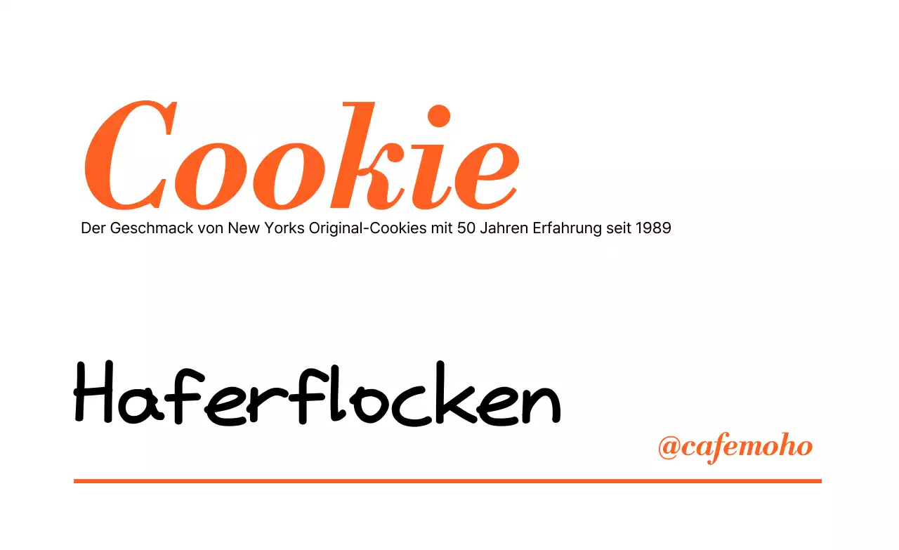 Werbung für einfaches Orangendessert