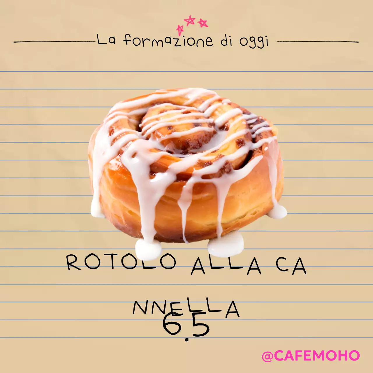 Menù dei dessert moderni beige