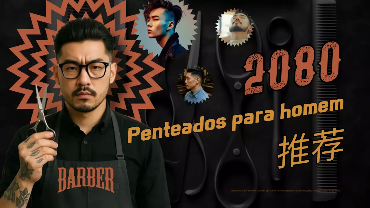 Propaganda de moda masculina moderna negra