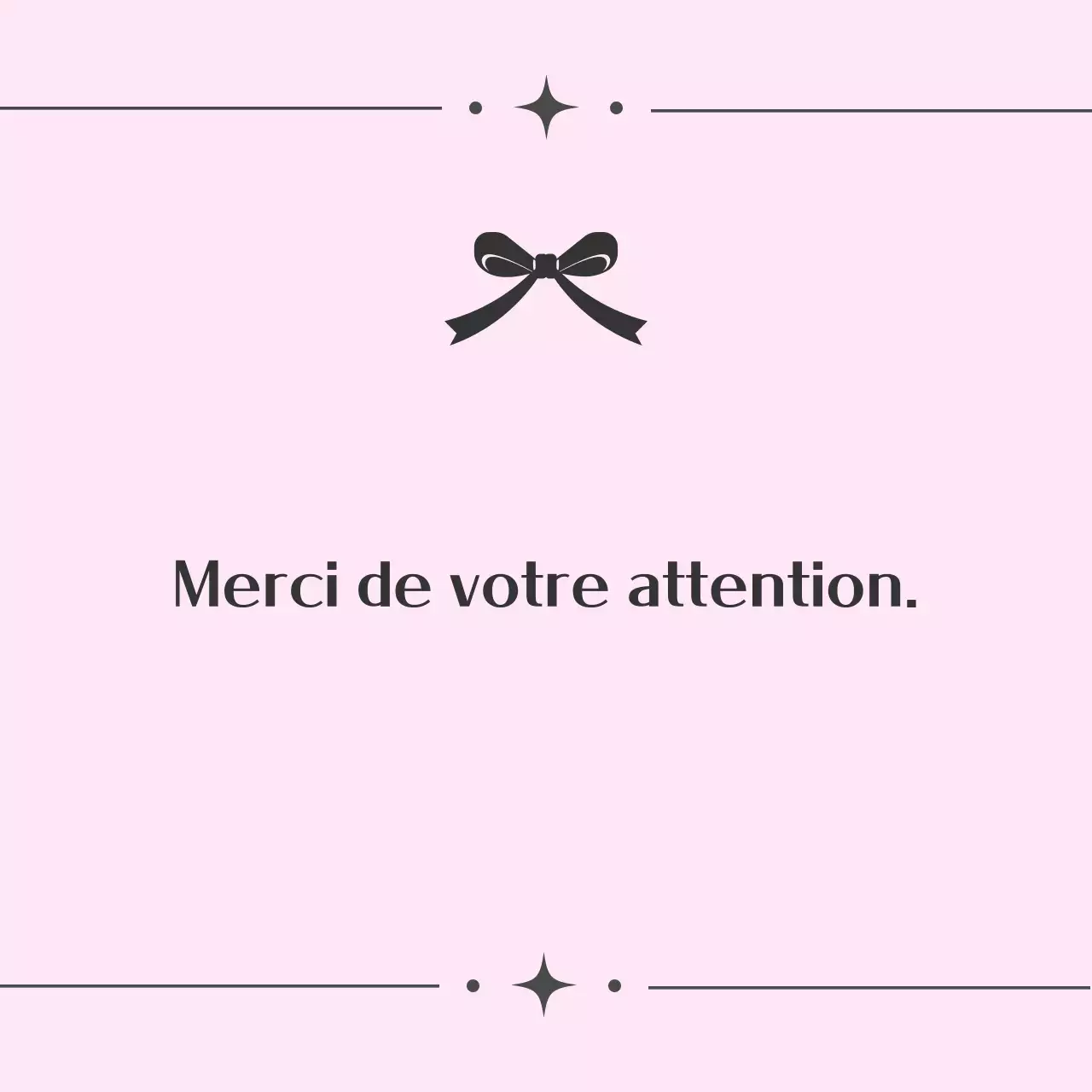 Message de remerciement simple et rose