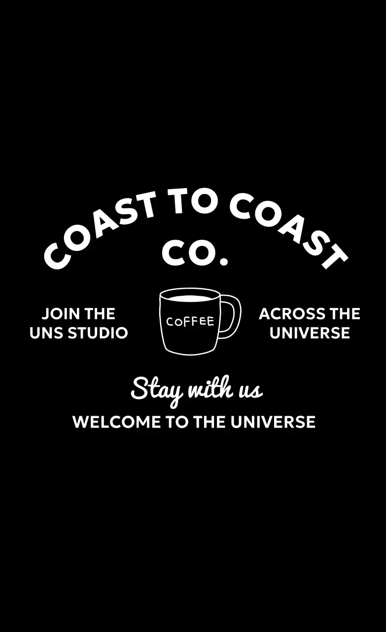 검정 모던 커피 광고