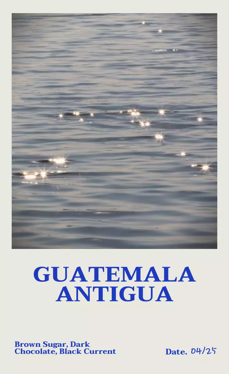 흑백 빈티지 커피 광고