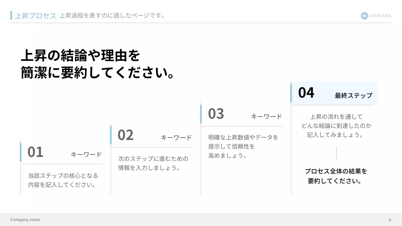 青 シンプル ビジネス プレゼンテーション