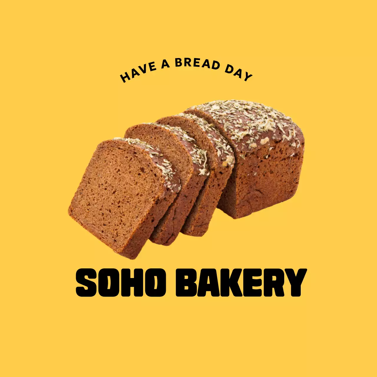 노랑 심플 베이커리 홍보