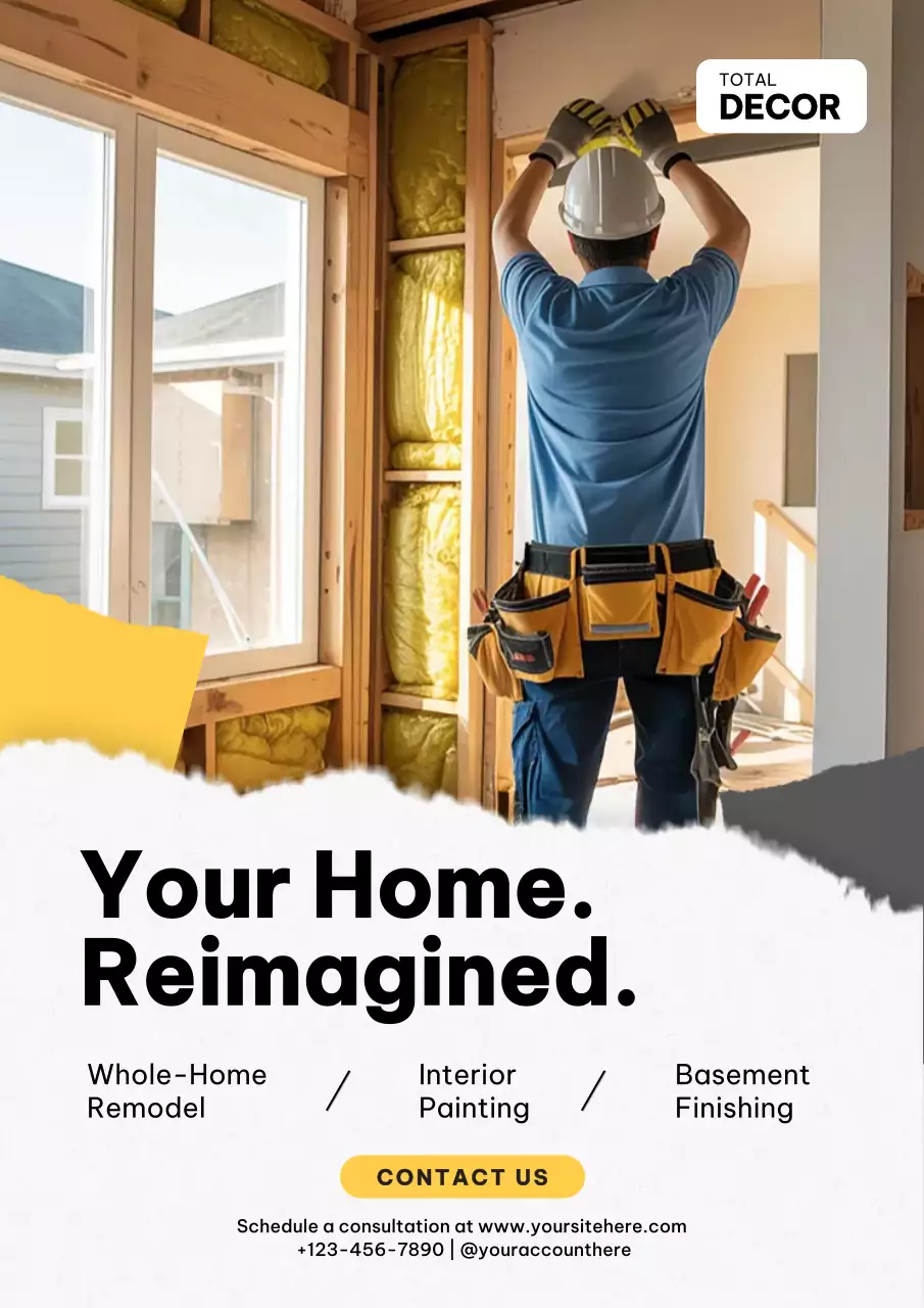 Modern Home Promotion Poster