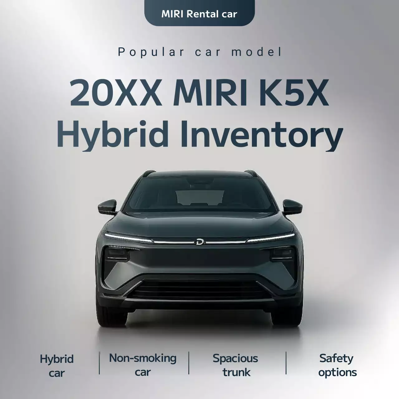 grey modern car advertisement