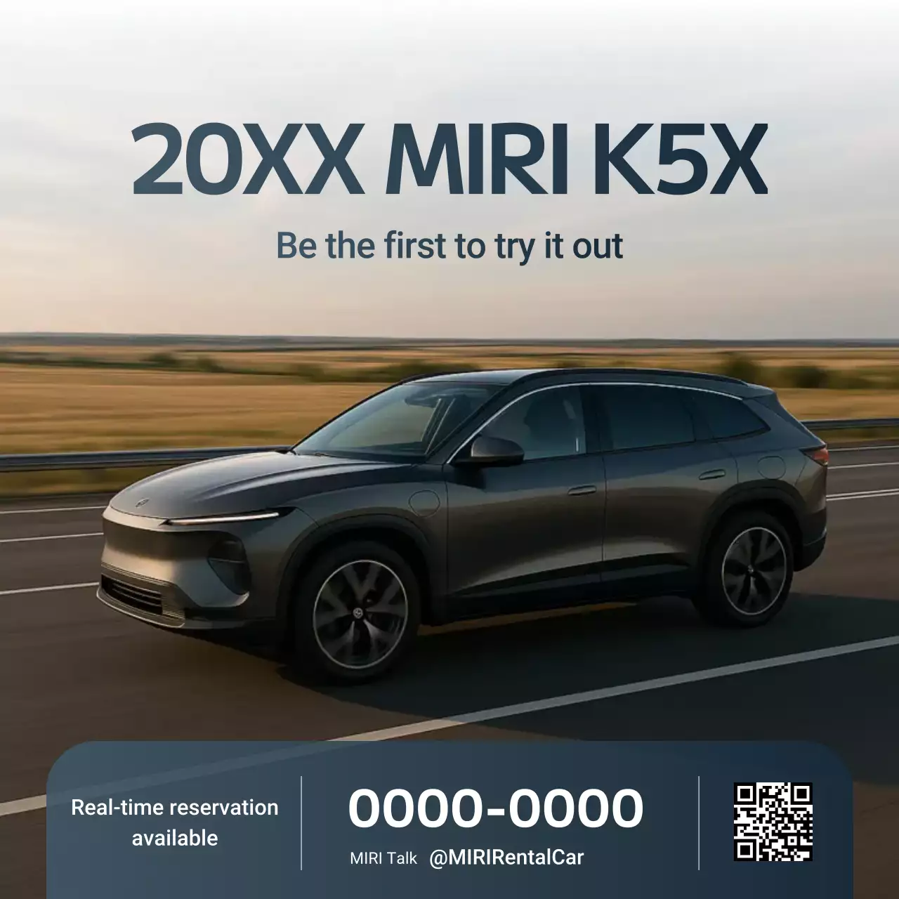 grey modern car advertisement