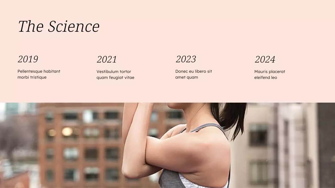 베이지 미니멀 웰니스 가이드 프레젠테이션