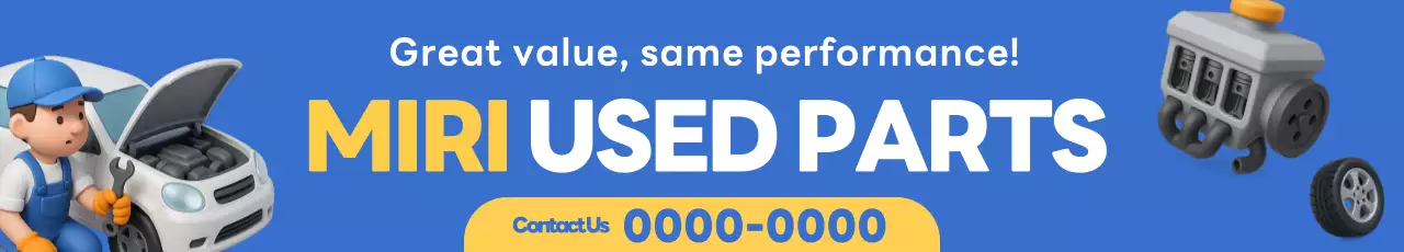 promoção de peças automotivas modernas azuis