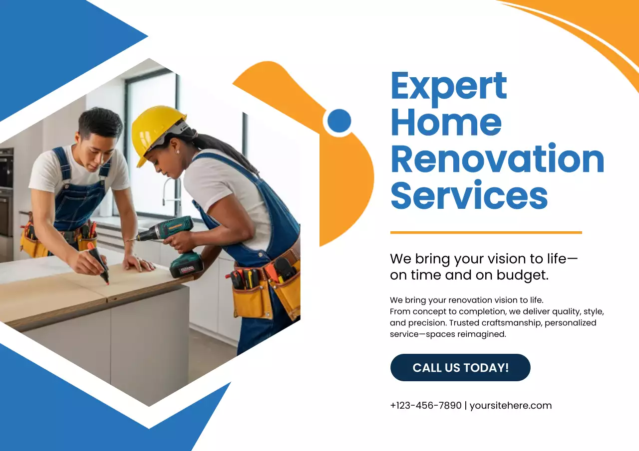 Navy Modern Renovation Promotion