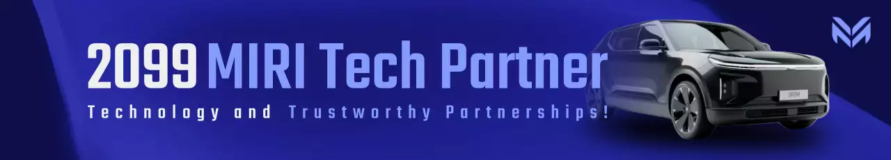 Anúncio de Tecnologia Moderna Azul