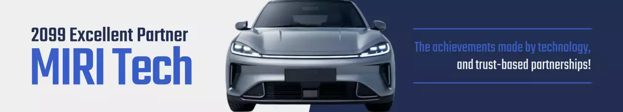 Anúncio Automotivo Moderno Azul