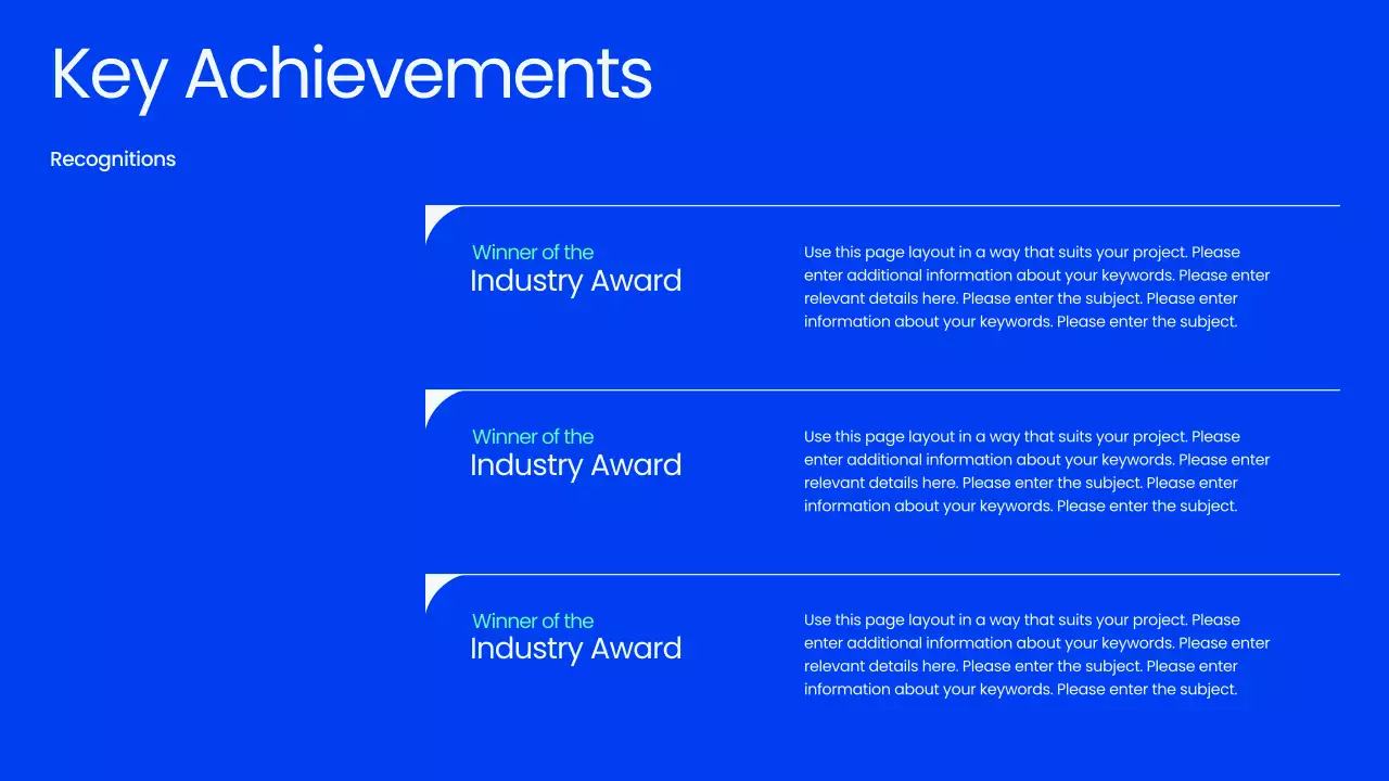 Blue Professional Town Hall Meeting Presentation