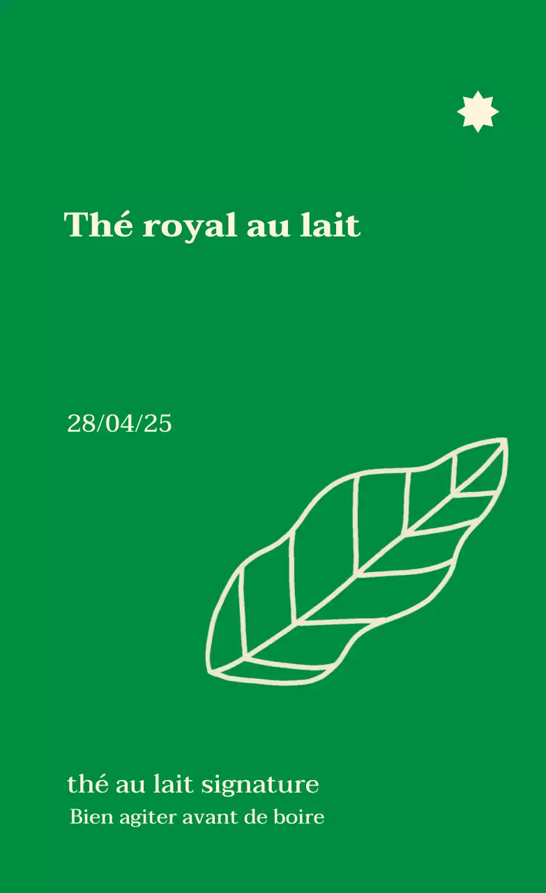 Présentation des boissons simples Beige