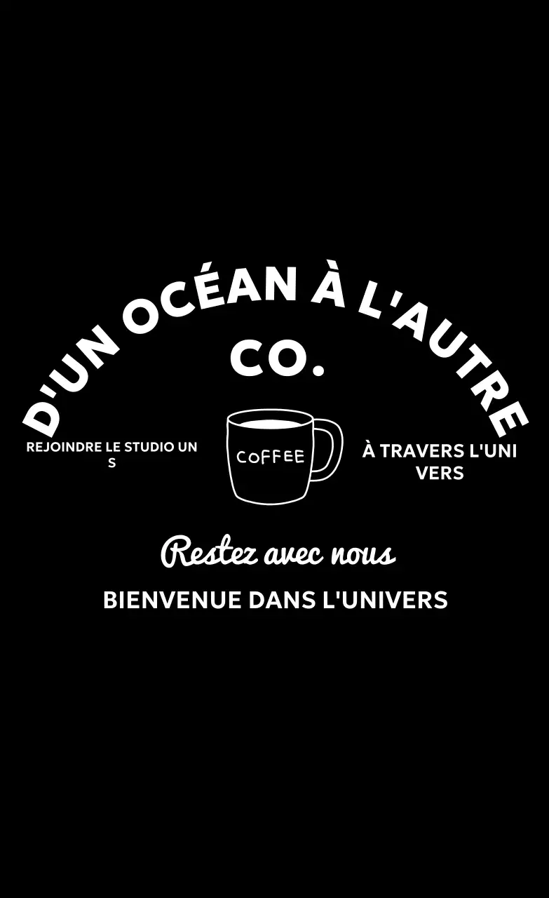 Publicité pour le café Black Modern