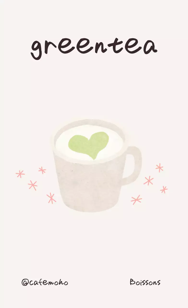 Affiche de boisson simple Ivory