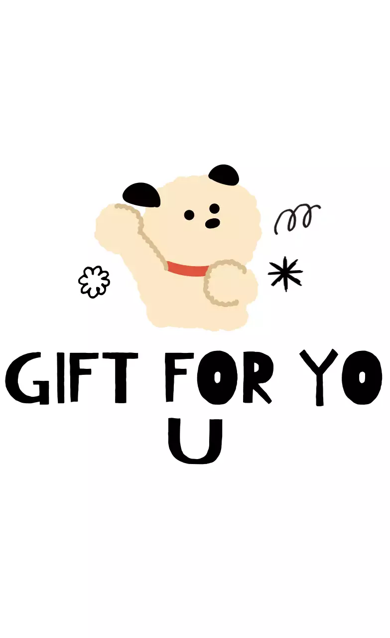 White cute gift goods