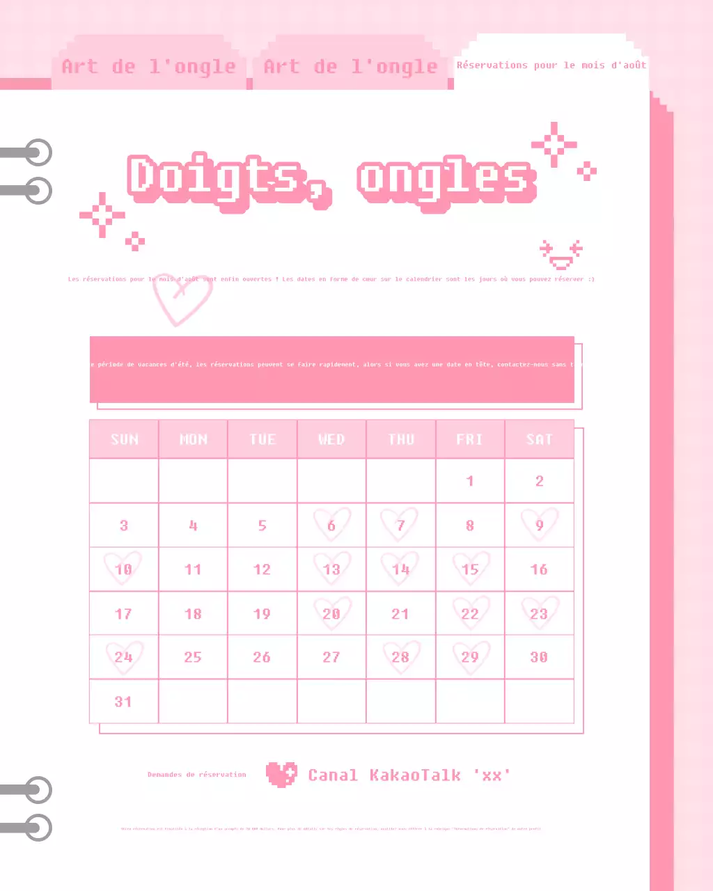 Guide du nail art pour bébé rose