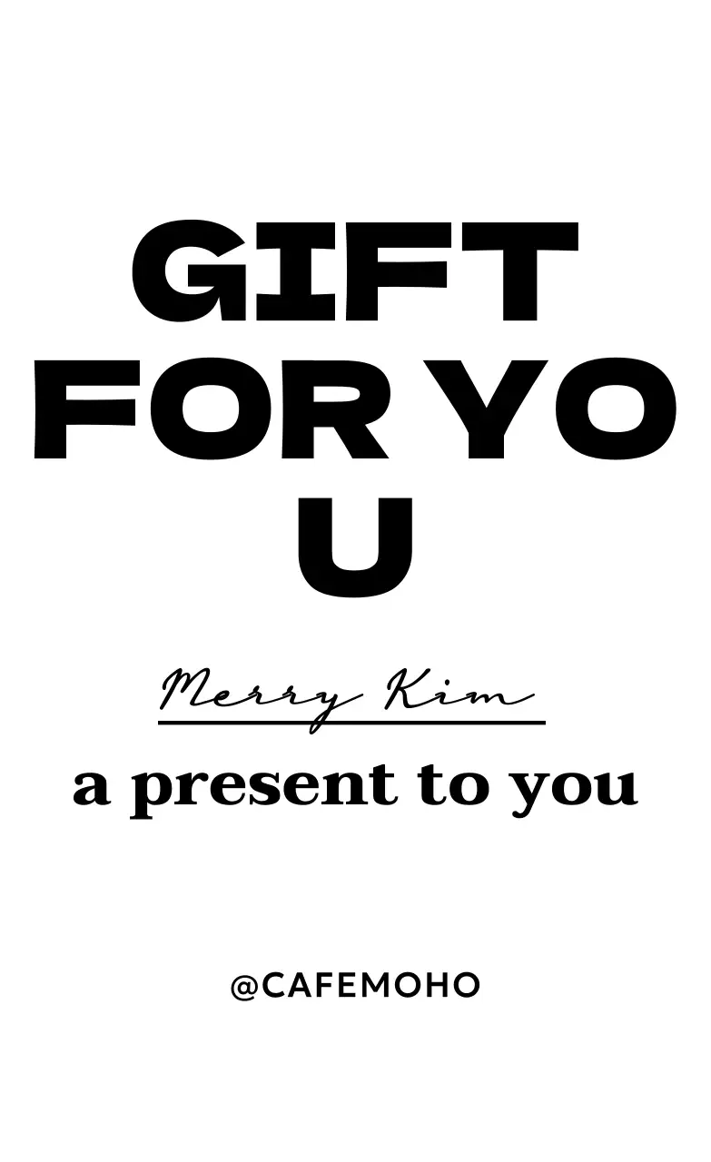 Black Modern Gift Promotion