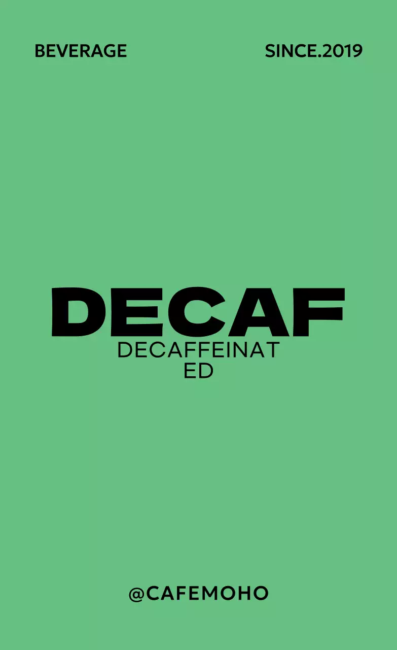 Green Minimalist Drink Ad