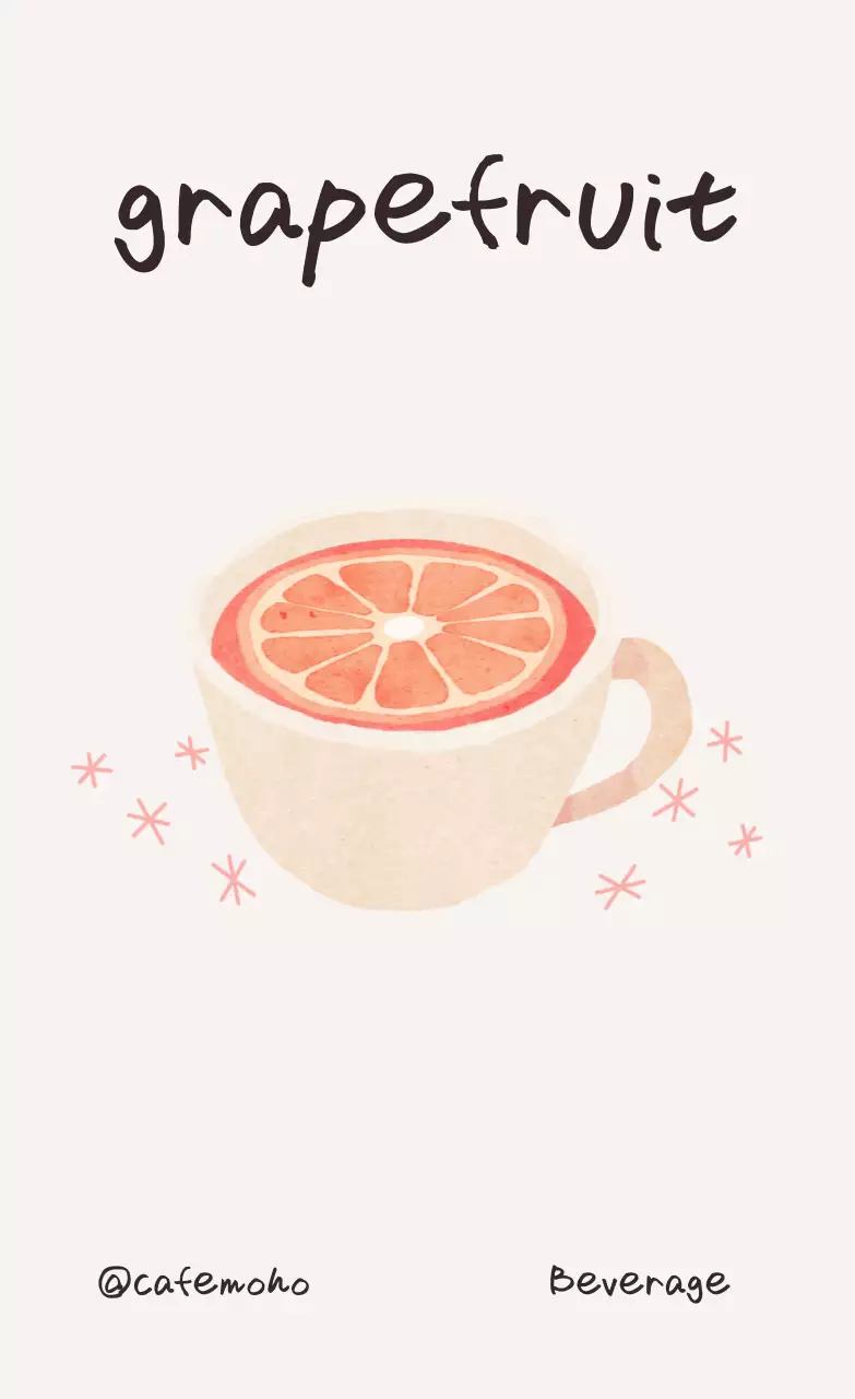 Ivory Simple Drink Poster