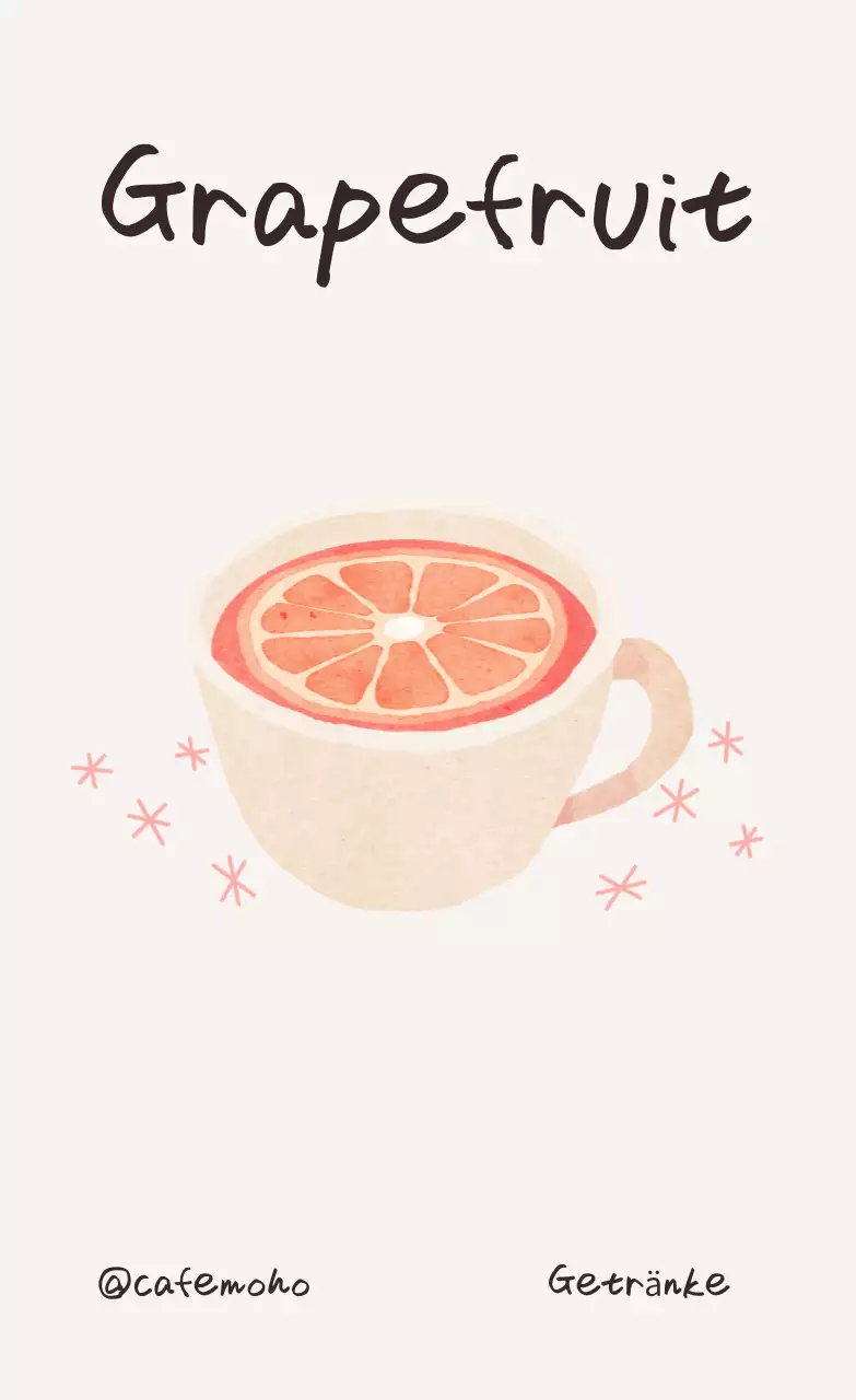 Elfenbeinfarbenes einfaches Getränk Poster