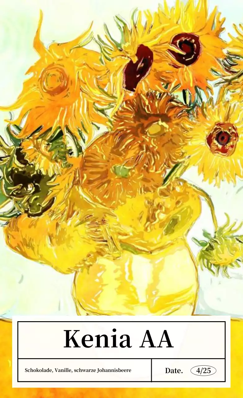 Ausstellung klassischer Gemälde in Himmelblau