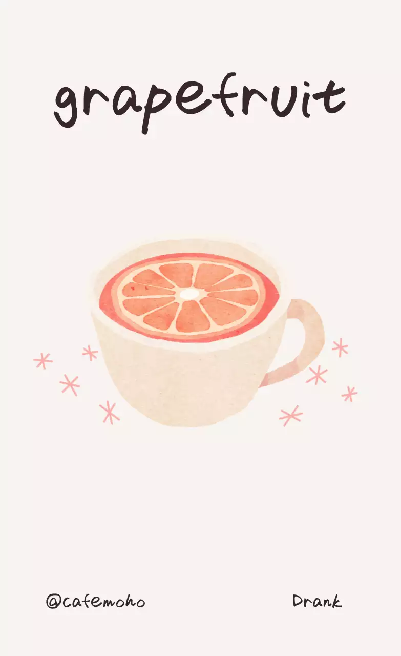 Ivory Simple Drink Poster