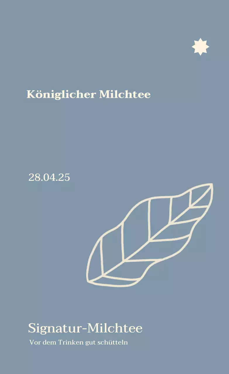 Wir stellen vor: Beige Simple Beverage Products