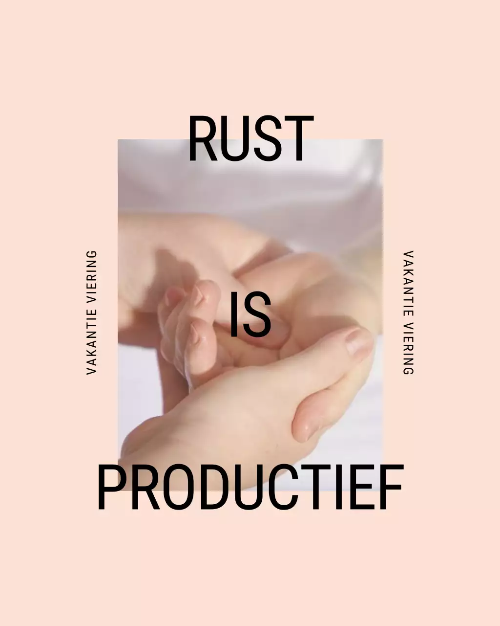 Beige en groene moderne motiverende berichten voor welzijn op Labor Day op Instagram