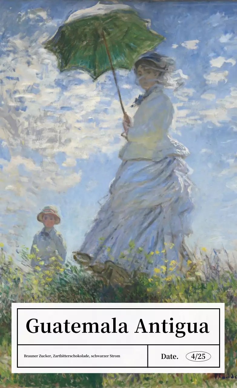 Ausstellung klassischer Gemälde in Himmelblau