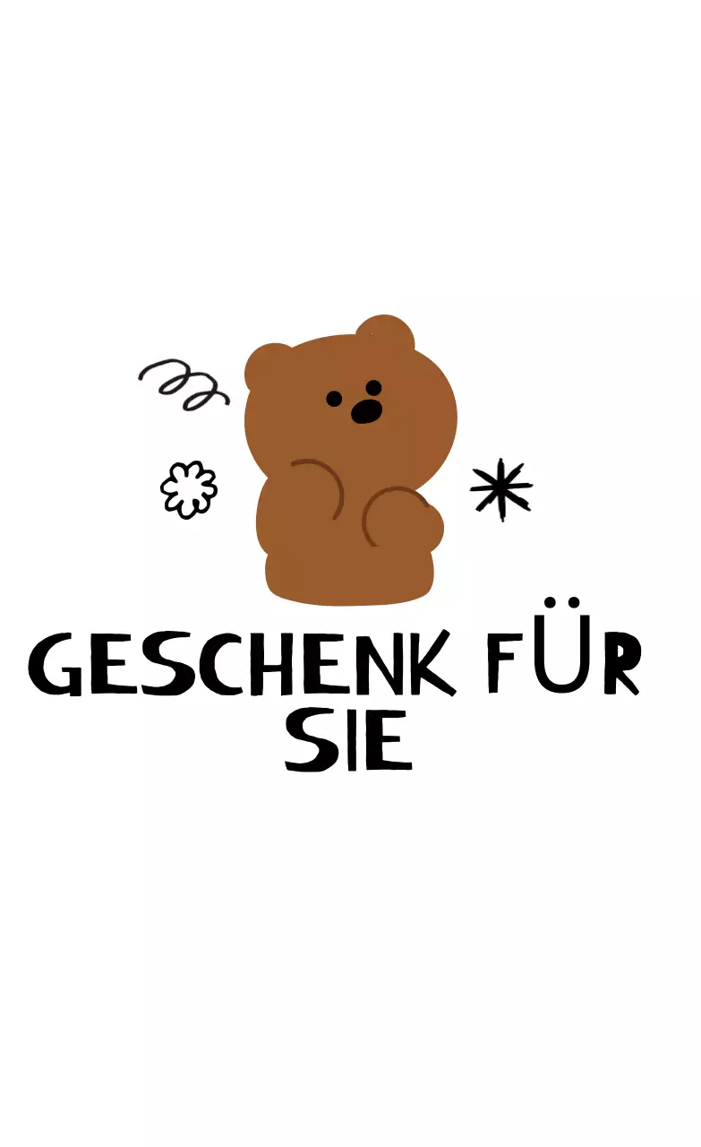 Weiße süße Geschenkartikel