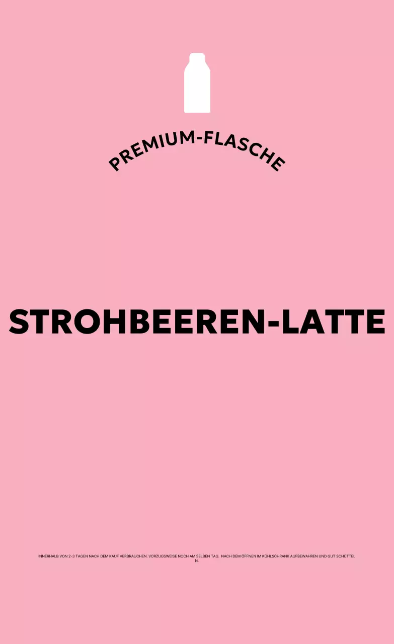 Gelber einfacher Getränkeführer