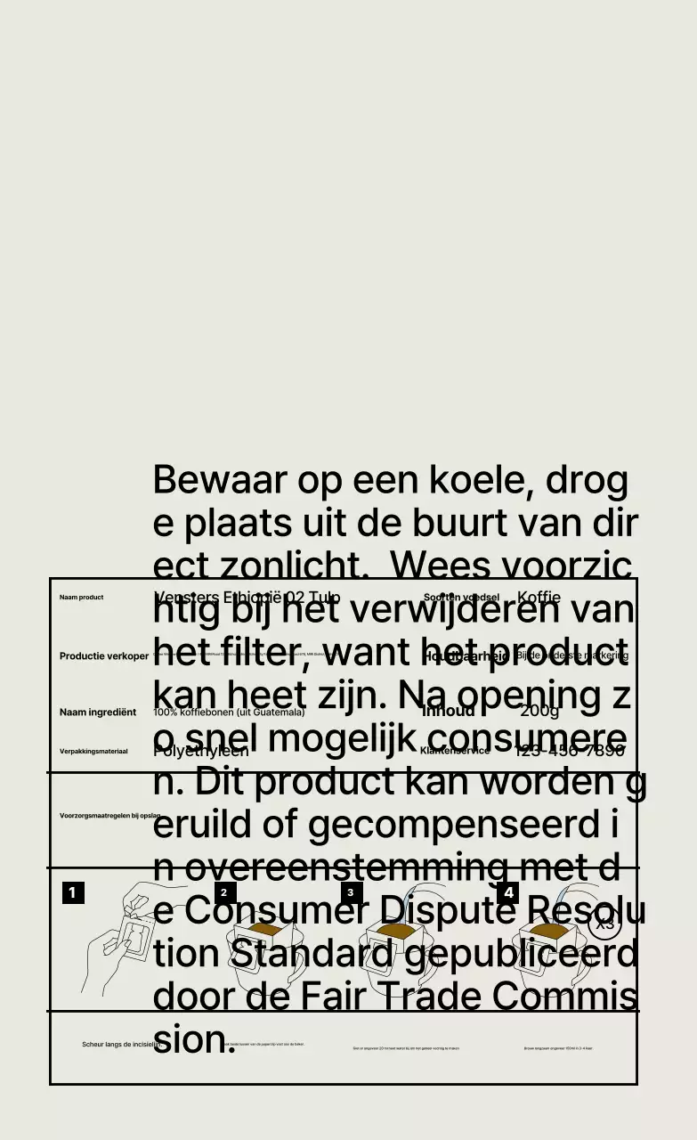 Zwart-wit vintage koffiereclame