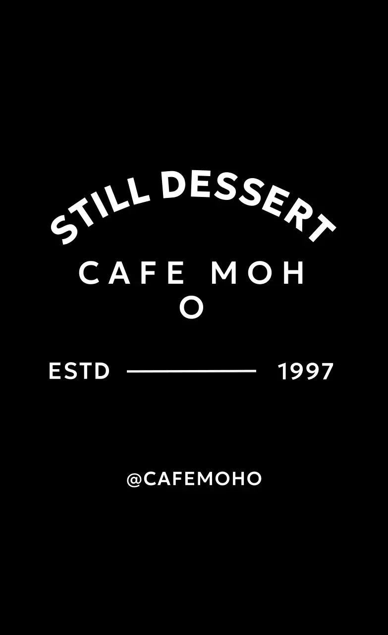 Schwarzes modernes Café-Logo