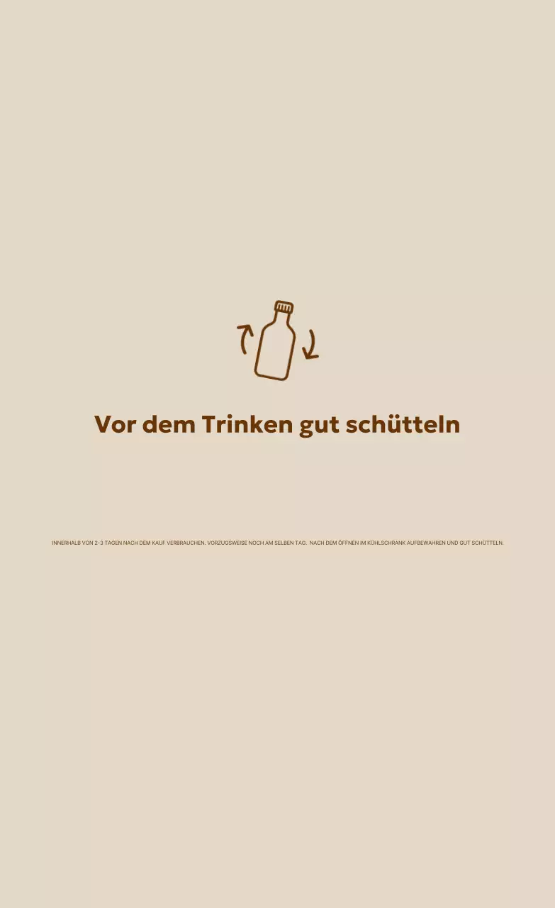So verwenden Sie Beige Minimal Drink