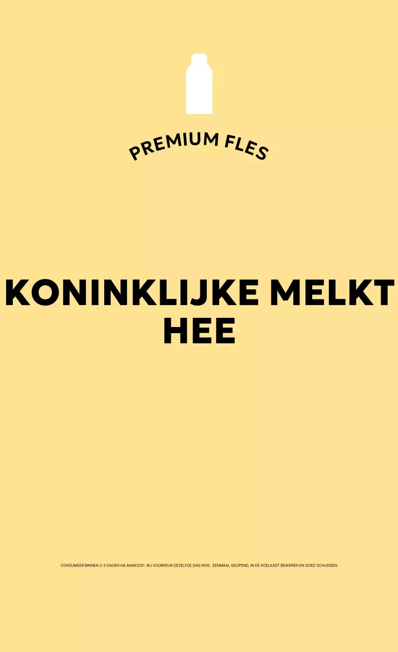 Gele eenvoudige drankgids