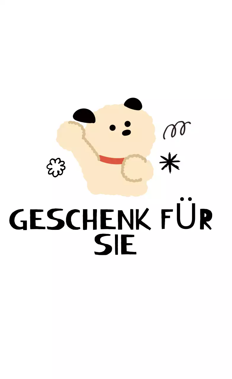 Weiße süße Geschenkartikel