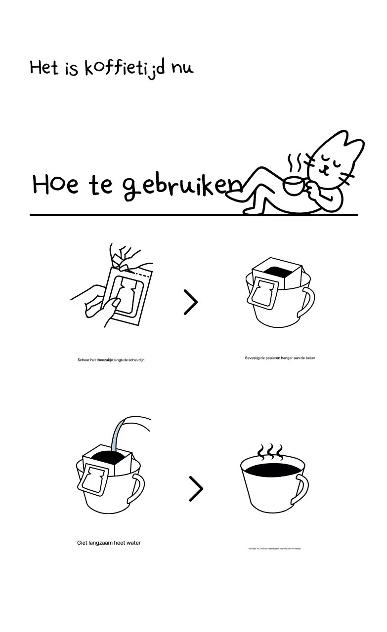 Witte eenvoudige cartoon ansichtkaart