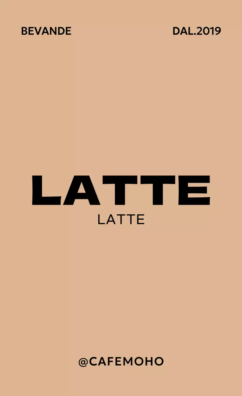 Pubblicità di una bevanda verde minimalista