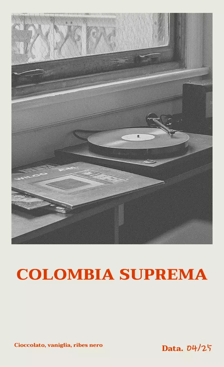 Pubblicità di caffè vintage in bianco e nero