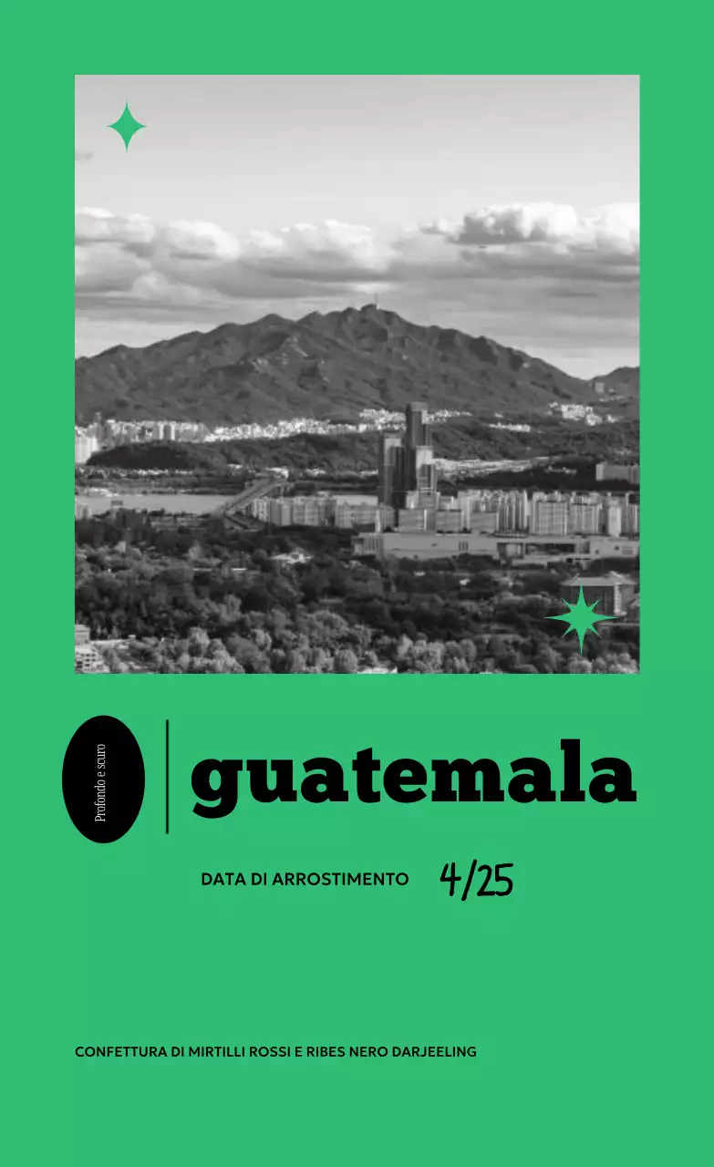 Pubblicità del caffè verde semplice