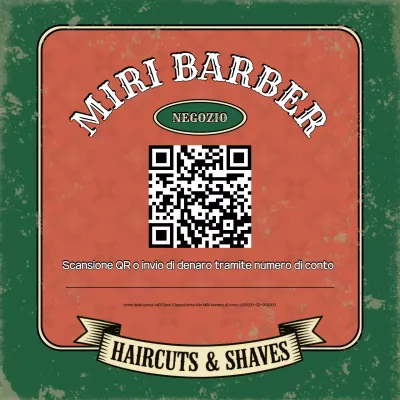 Guida al barbiere vintage verde