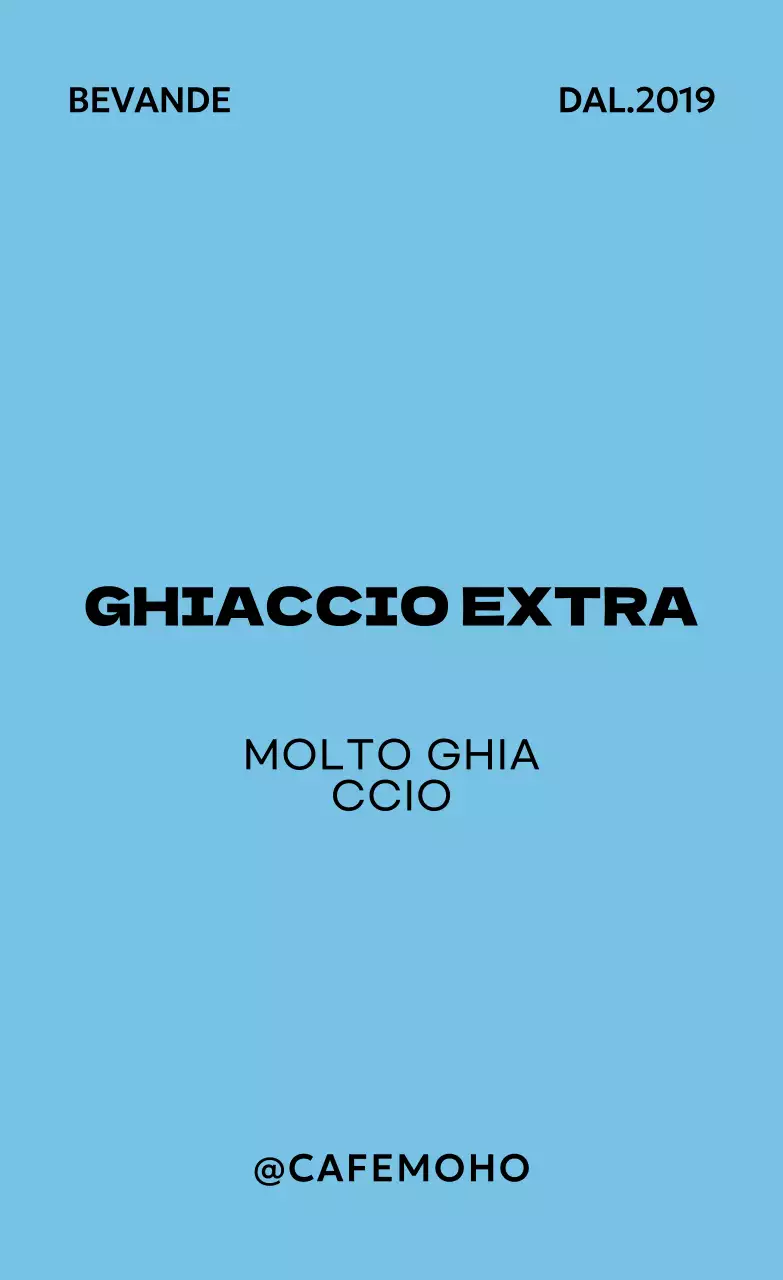 Pubblicità di una bevanda verde minimalista