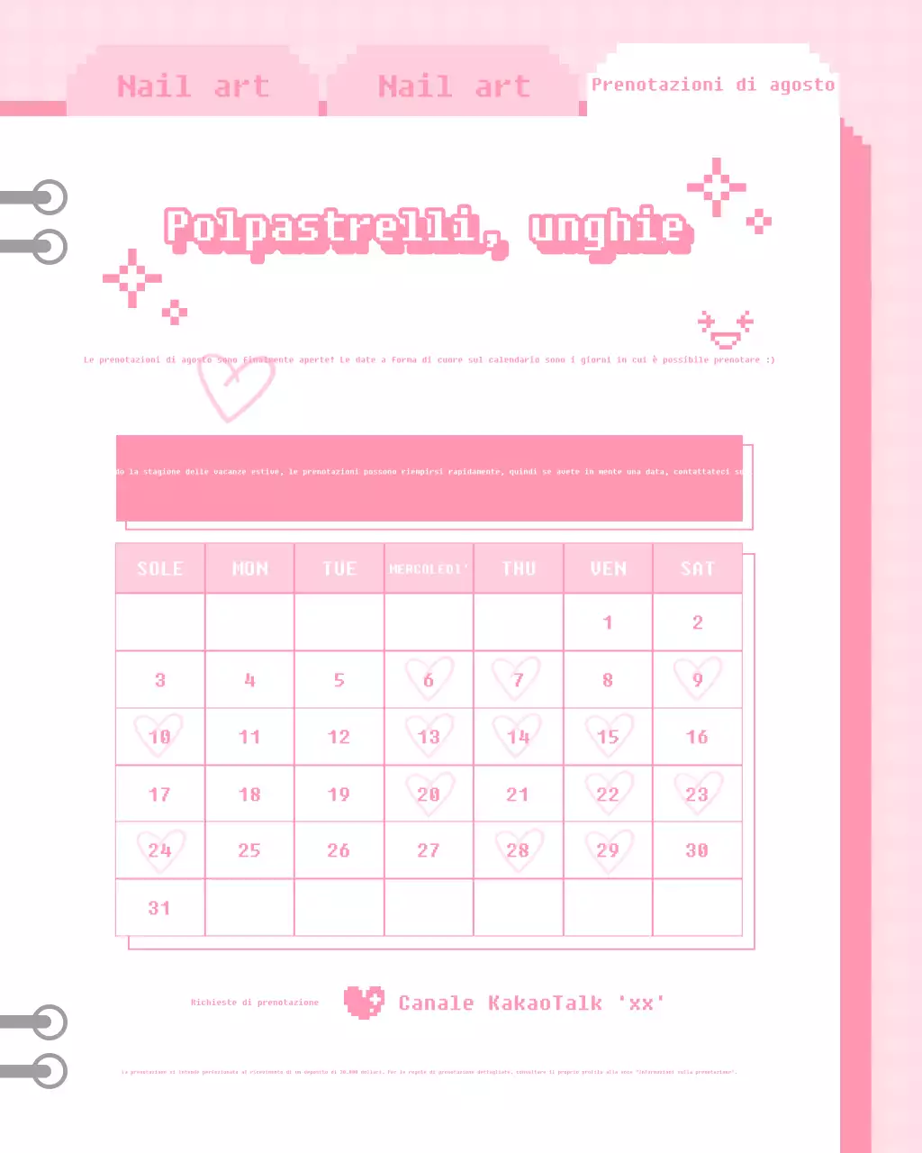 Guida alla nail art per bambini rosa