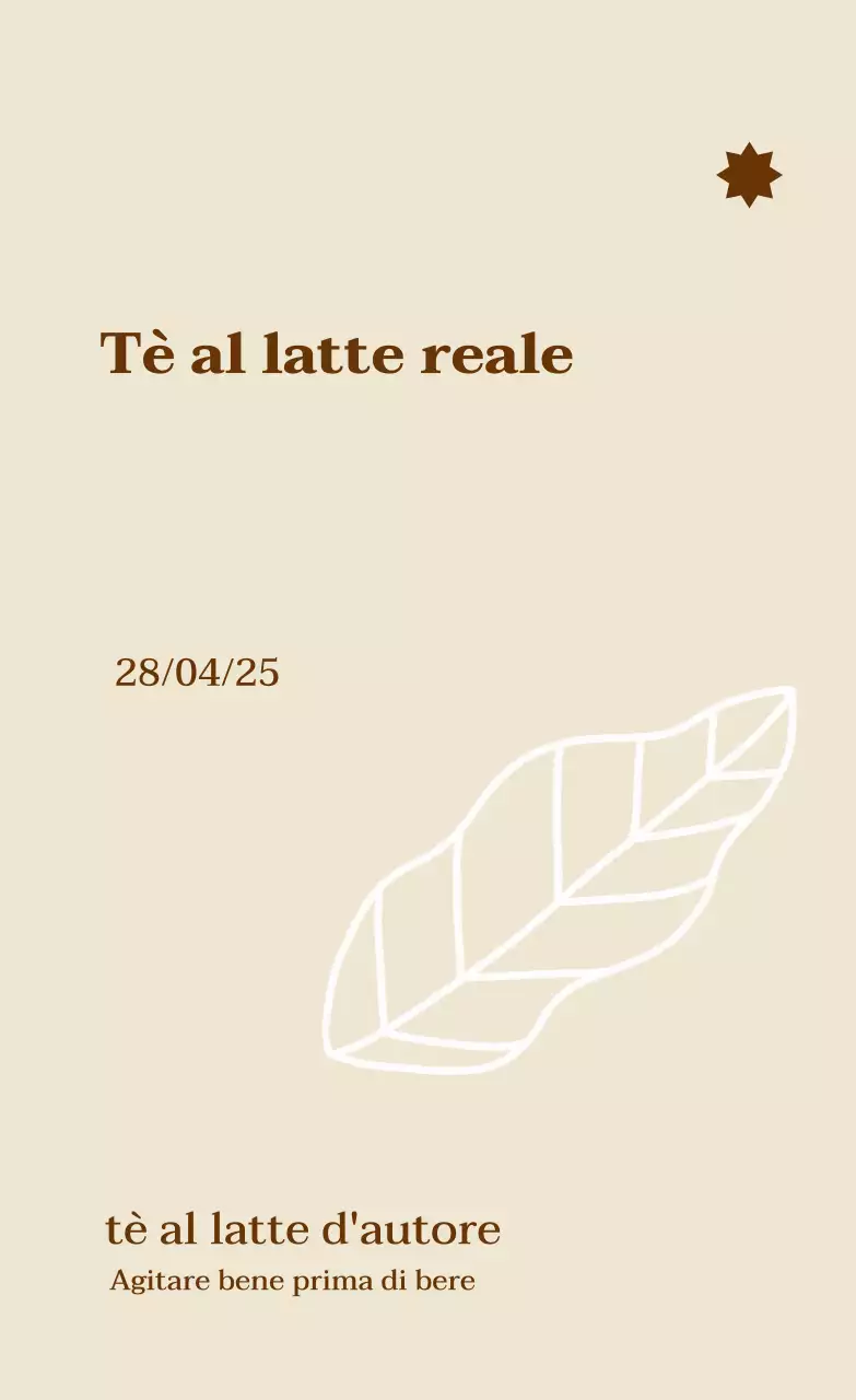 Presentazione dei prodotti per bevande Beige Simple